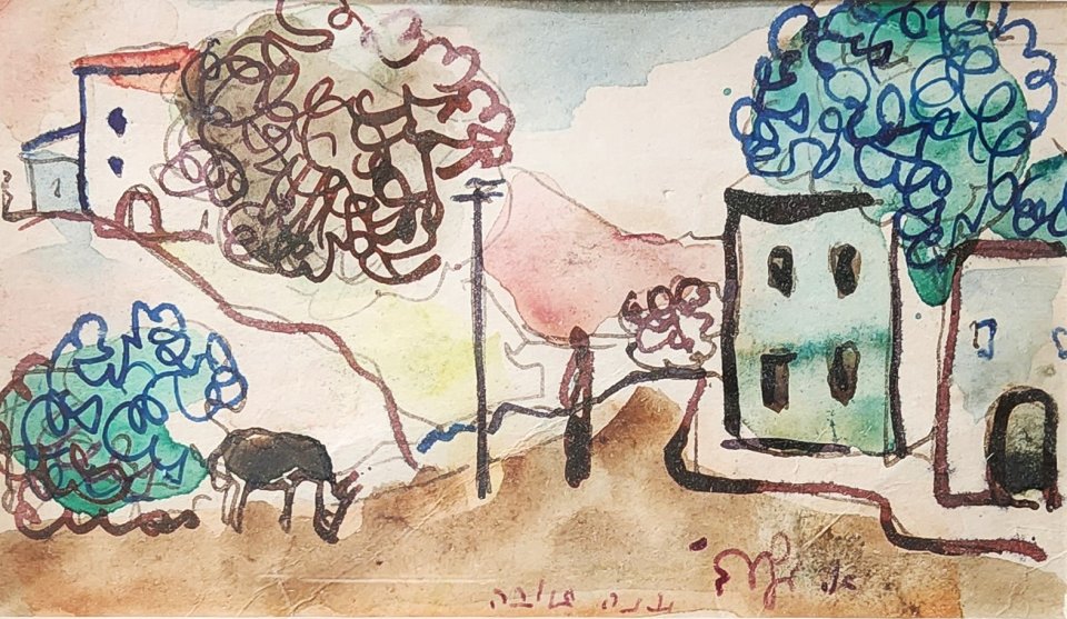 דמות וחמור בין הבתים