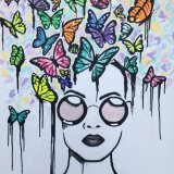 Butterflies in her Eyes