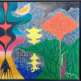 זוג בנוף מופשט, 1973