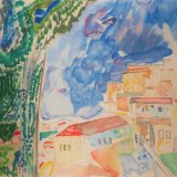 חצר האמן בירושלים, 1924