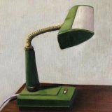 מנורת שולחן ירוקה