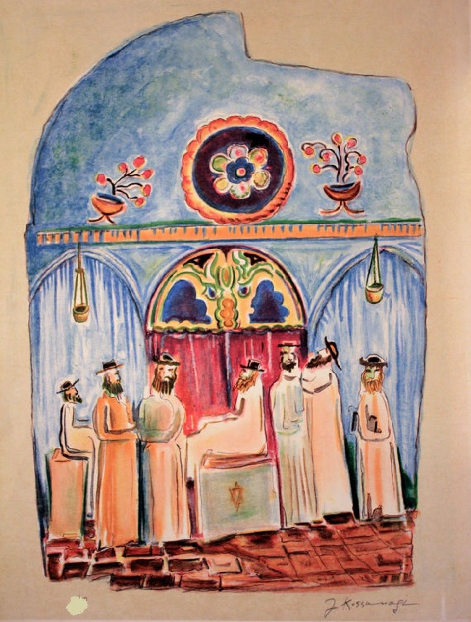 בבית הכנסת