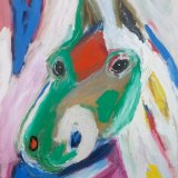 ראש סוס צבעוני