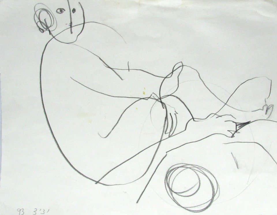 דמות יושבת, 1993